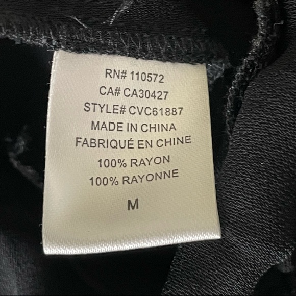 TWELFTH STREET BY CYNTHIA VINCENT NWT BLACK INDIAN JUMPSUIT IN BLACK MEDIUM - Picture 9 of 10